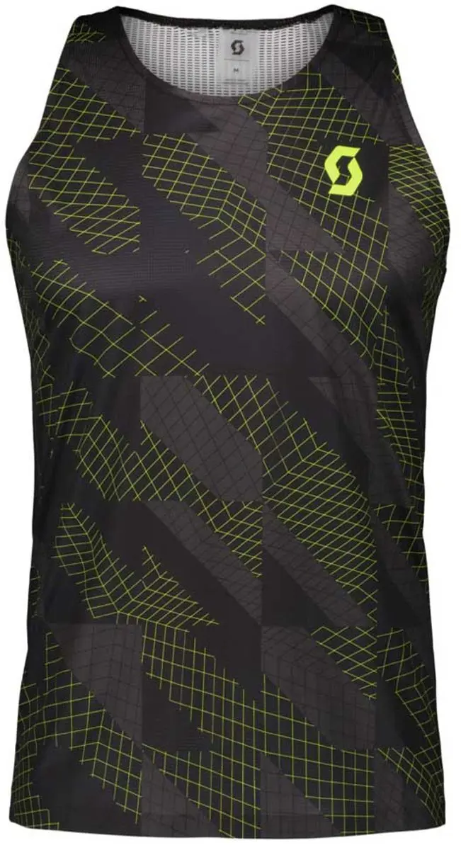 Scott Rc Run Mouwloos T-shirt Zwart M Man