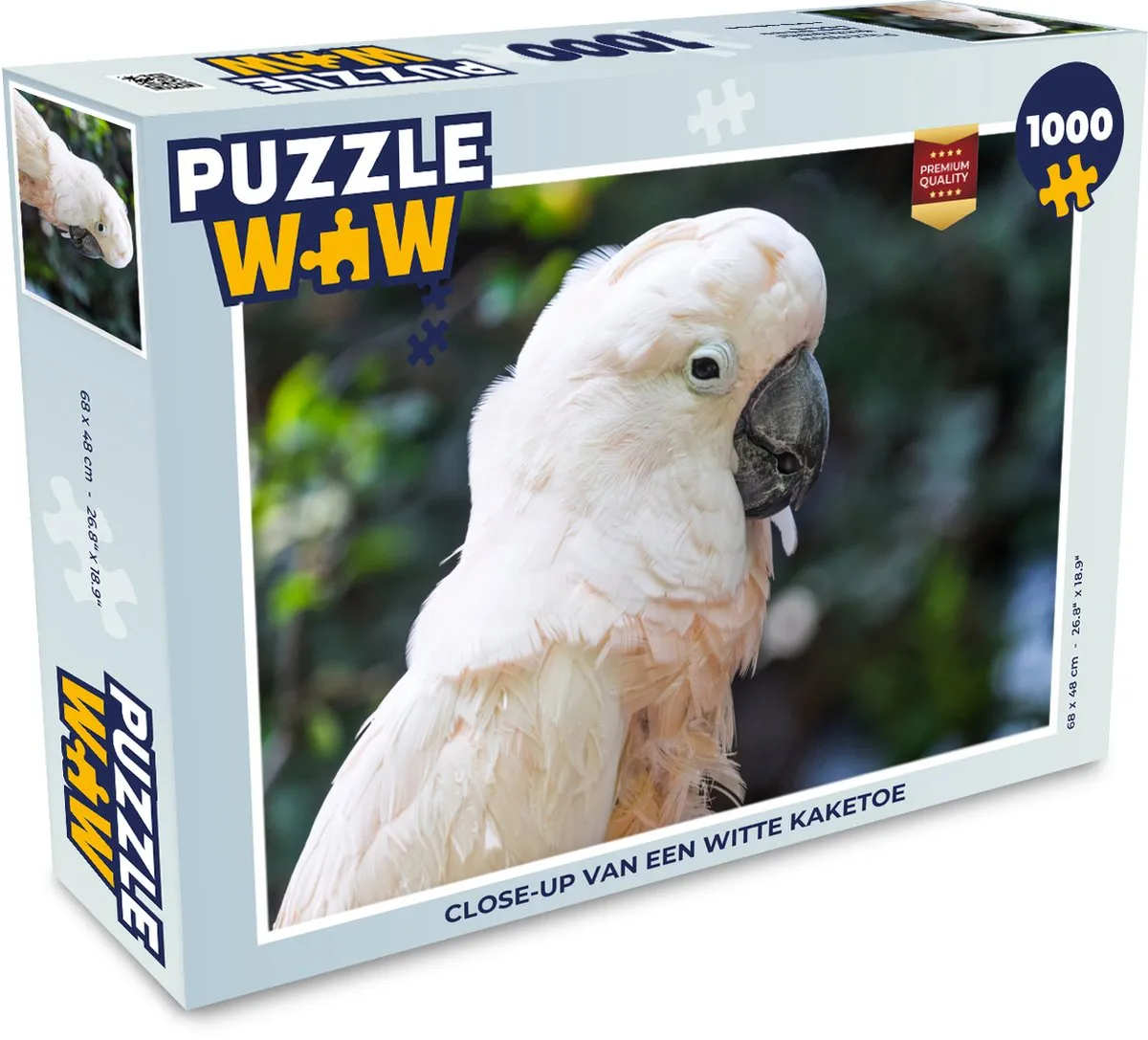 PuzzleWow Legpuzzel Kaketoe 1000 Stuks