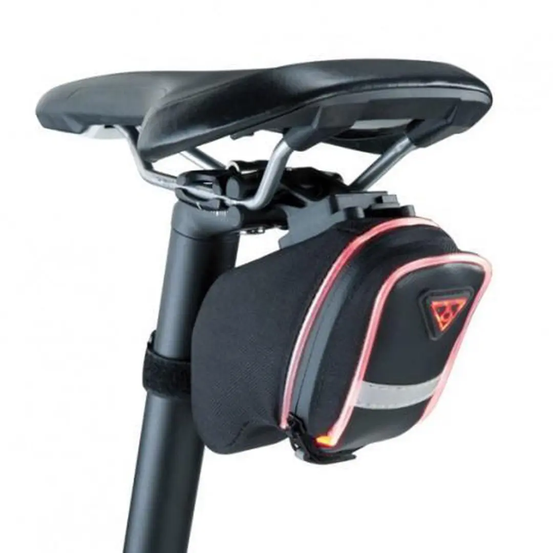 Topeak Aero Wedge iGlow Small Zadelpen Tas Zwart 0.8L