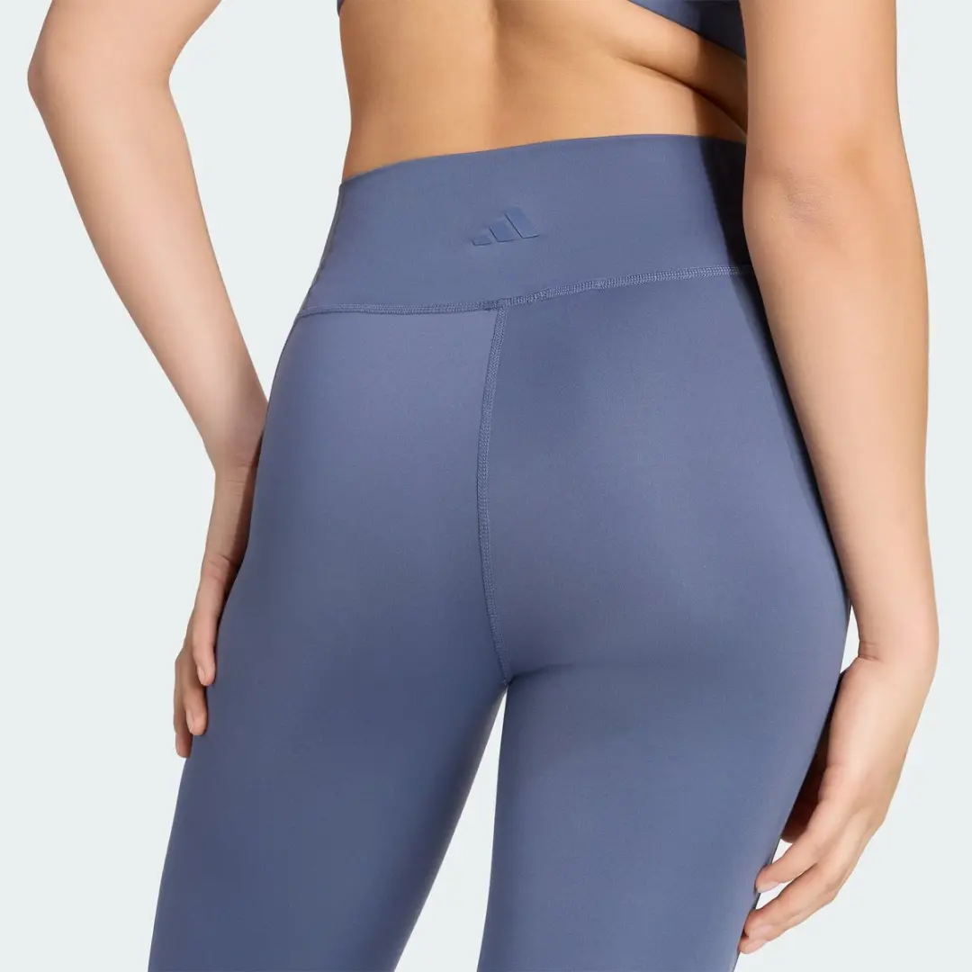 Adidas All Me Essentials Flare Legging XXL - Blauw - afbeelding 2 van 6