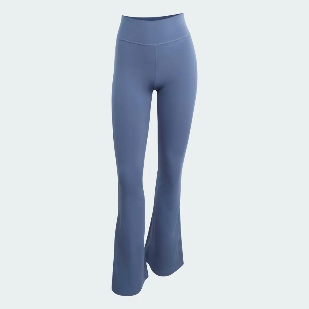 Adidas All Me Essentials Flare Legging XXL - Blauw - afbeelding 4 van 6