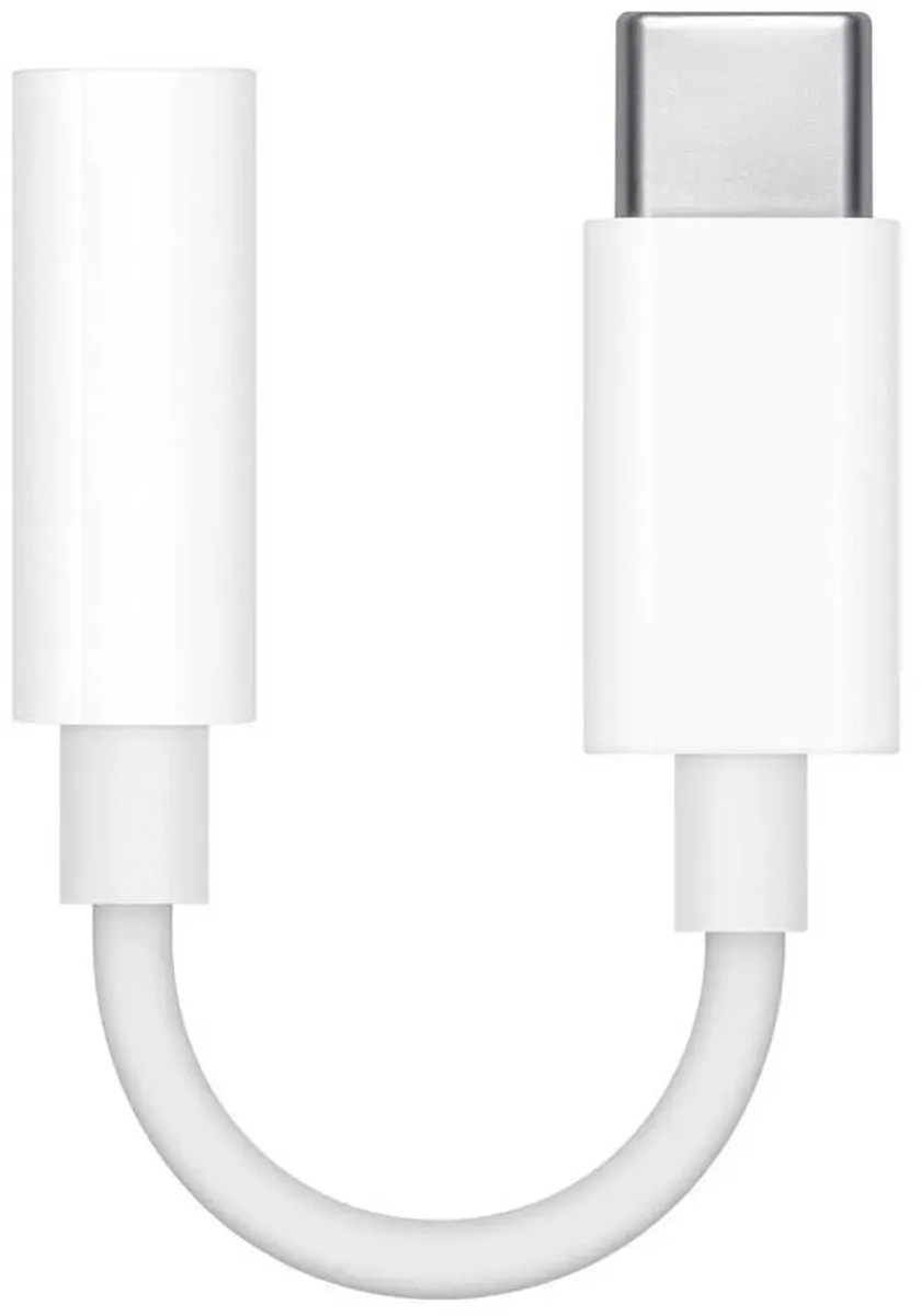 Apple MU7E2ZM/A kabeladapter/verloopstukje 3.5mm USB-C Wit