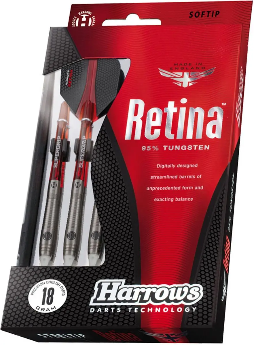 Harrows Retina 95% Softip Darts - 3 Stuks - afbeelding 3 van 6