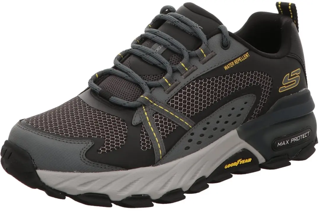 Skechers MAX PROTECT-wandelschoenen voor heren Trekking Outdoor 237303/BKCC zwar