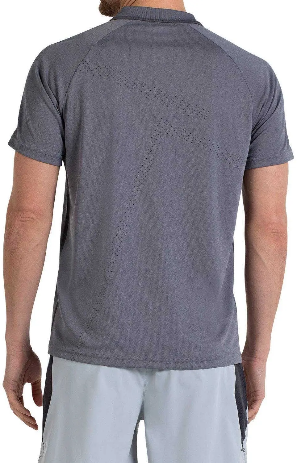 Bullpadel Merte Polo Korte Mouw - Grijs Grafiet XL - afbeelding 3 van 3