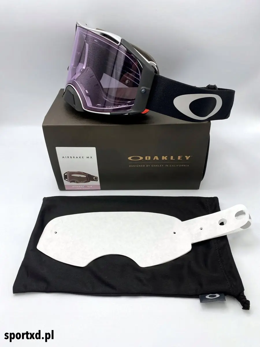Oakley Airbrake MX Prizm Low Light - Gun-Metal - afbeelding 2 van 6