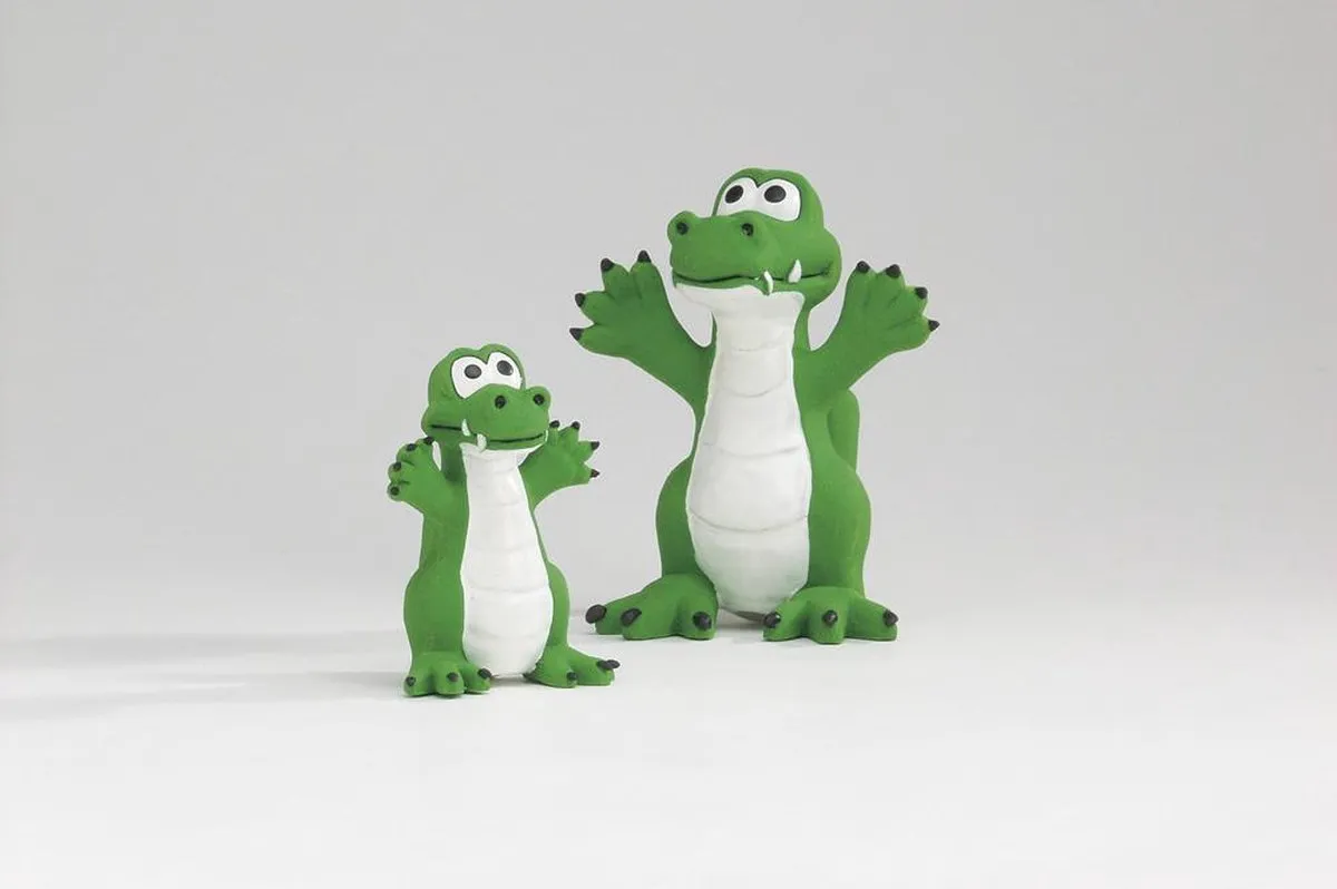 Beeztees Krokodil Hondenspeelgoed - Groen 12x10x10cm
