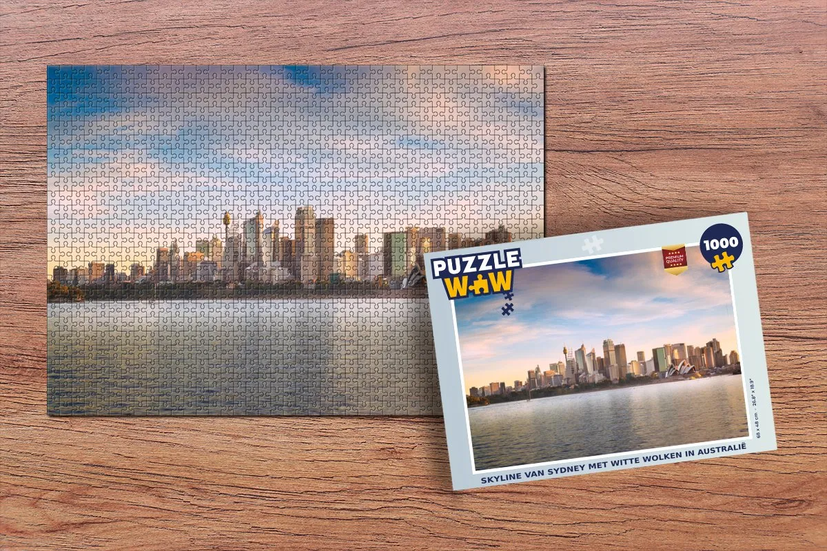 PuzzleWow Skyline Sydney Legpuzzel 1000 Stuks