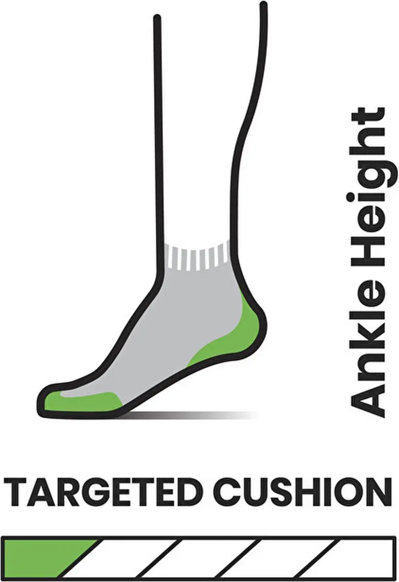 Smartwool Targeted Cushion Dames Enkelsokken - Zwart L - afbeelding 4 van 6