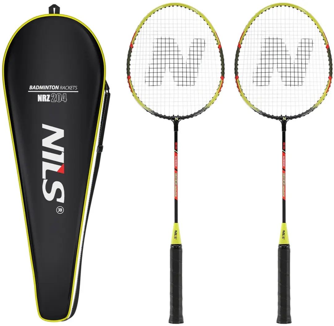 Nils NRZ204 Badminton Rackets Set met Volledige Hoes