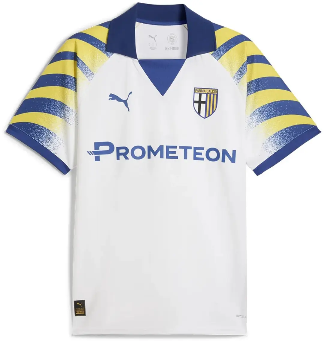 Puma Parma Calcio 25/26 Vierde Tenue T-shirt Met Korte Mouwen Wit L Man