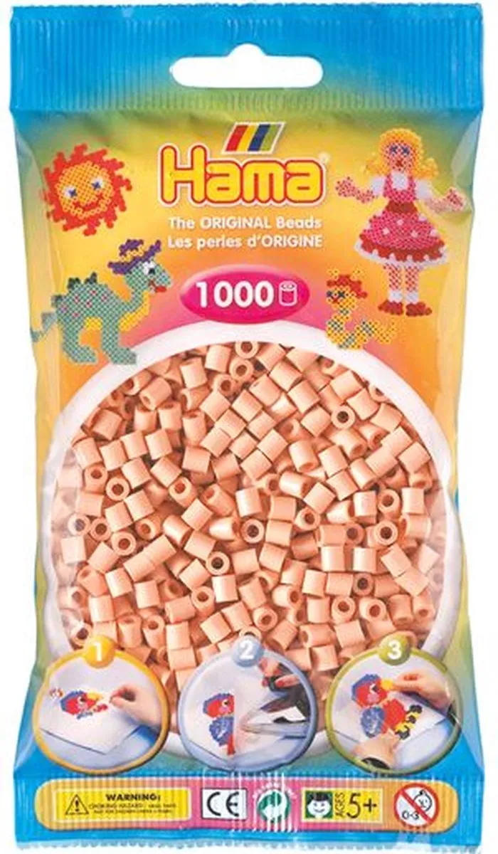 Hama Strijkkralen Rood 1000 Stuks