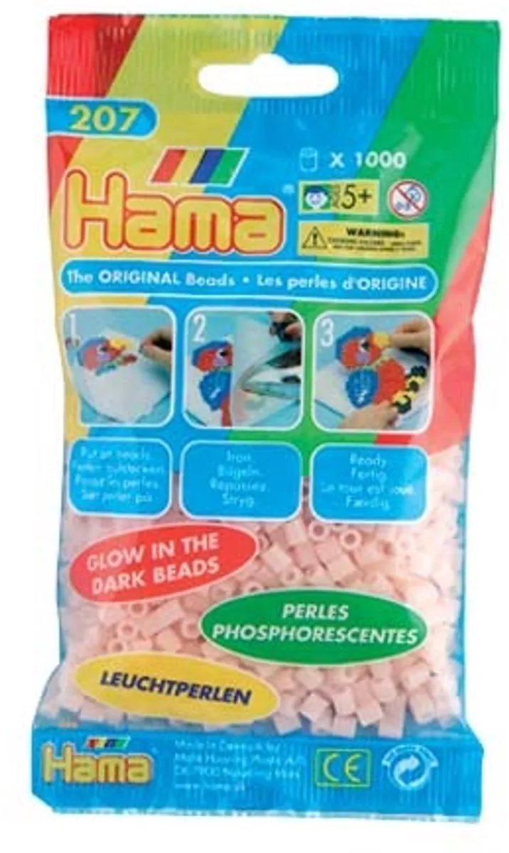 Hama Strijkkralen Rood 1000 Stuks - afbeelding 6 van 6