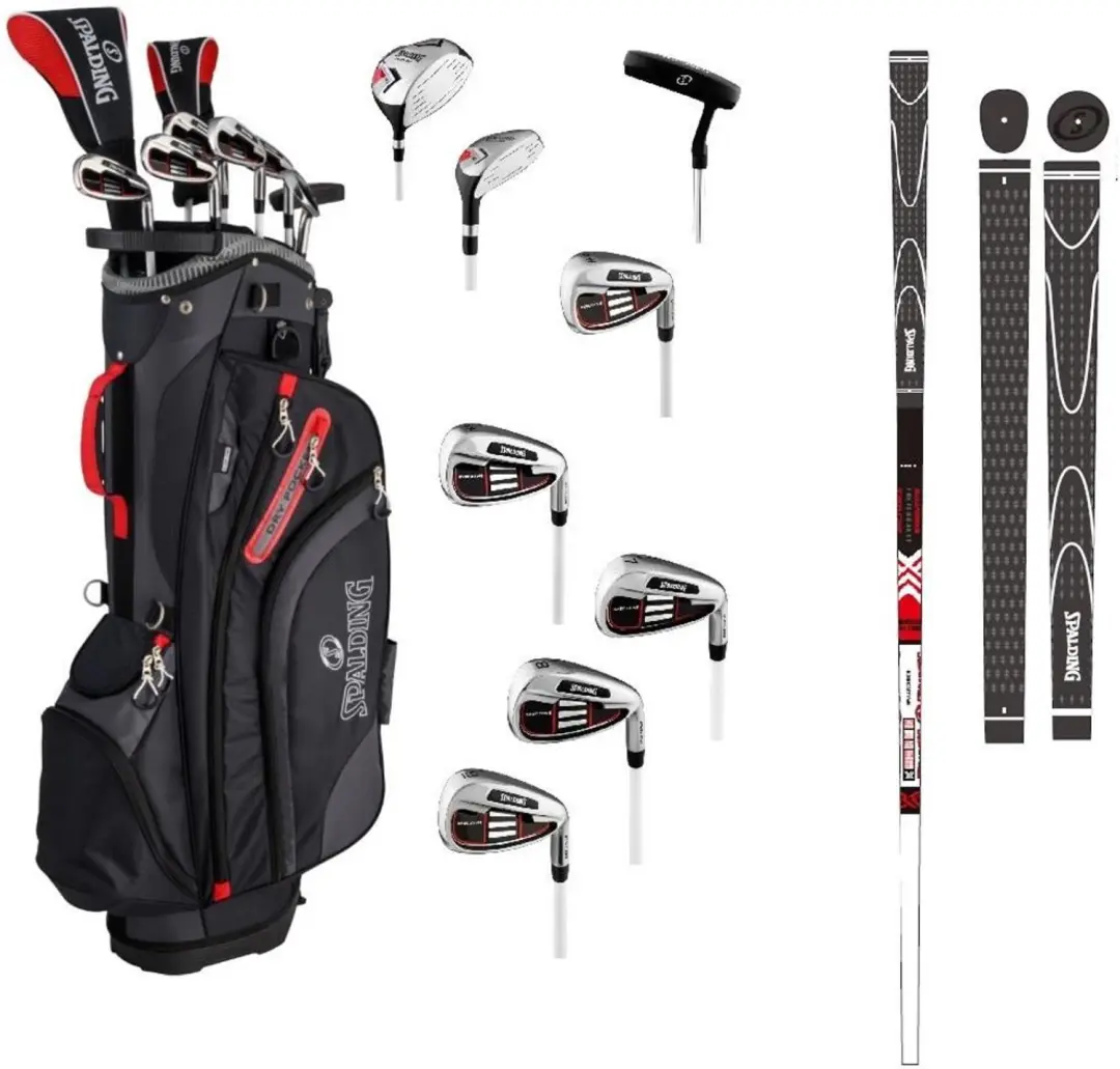 Spalding True Black 14-Delige Golfset +1 Inch (graphite shaft)