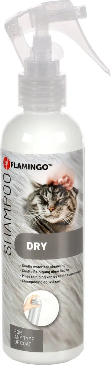 Flamingo Kattenshampoo Droogshampoo 200ml