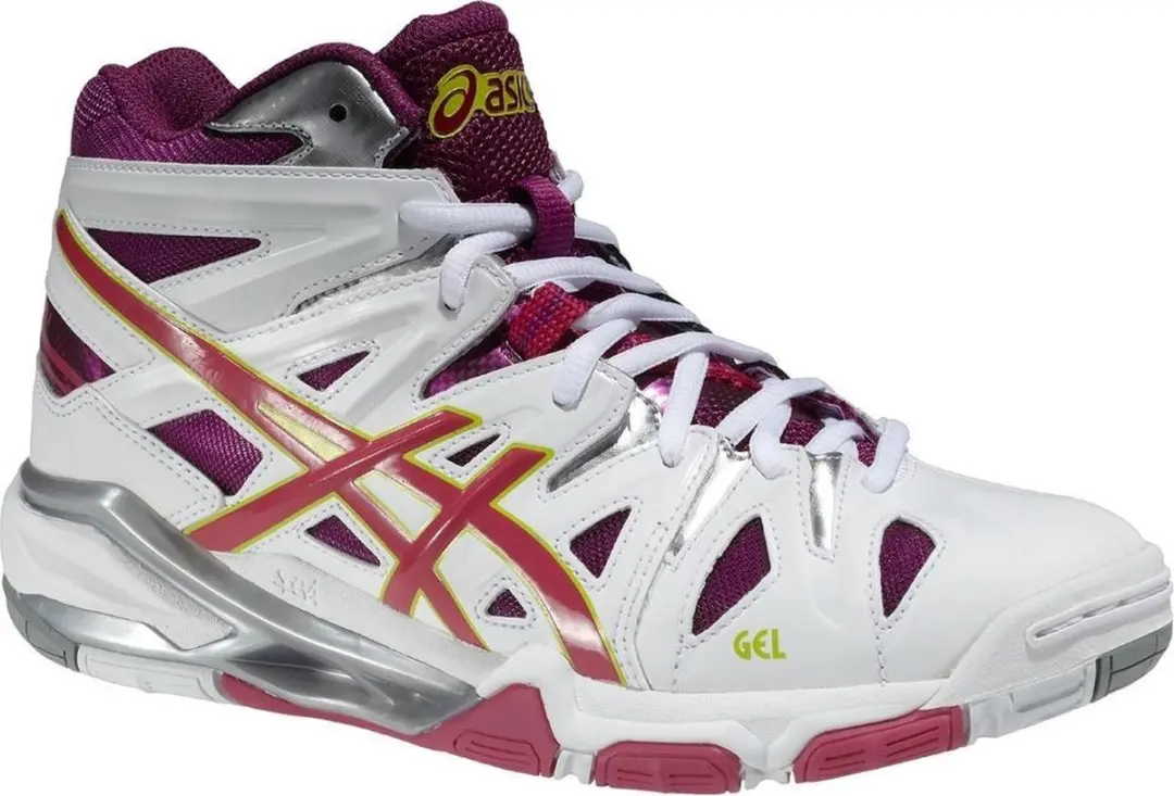 Asics Gel-Sensei 5 Mt W B451Y-0125, Vrouwen, Wit, Volleybalschoenen maat: 42 EU