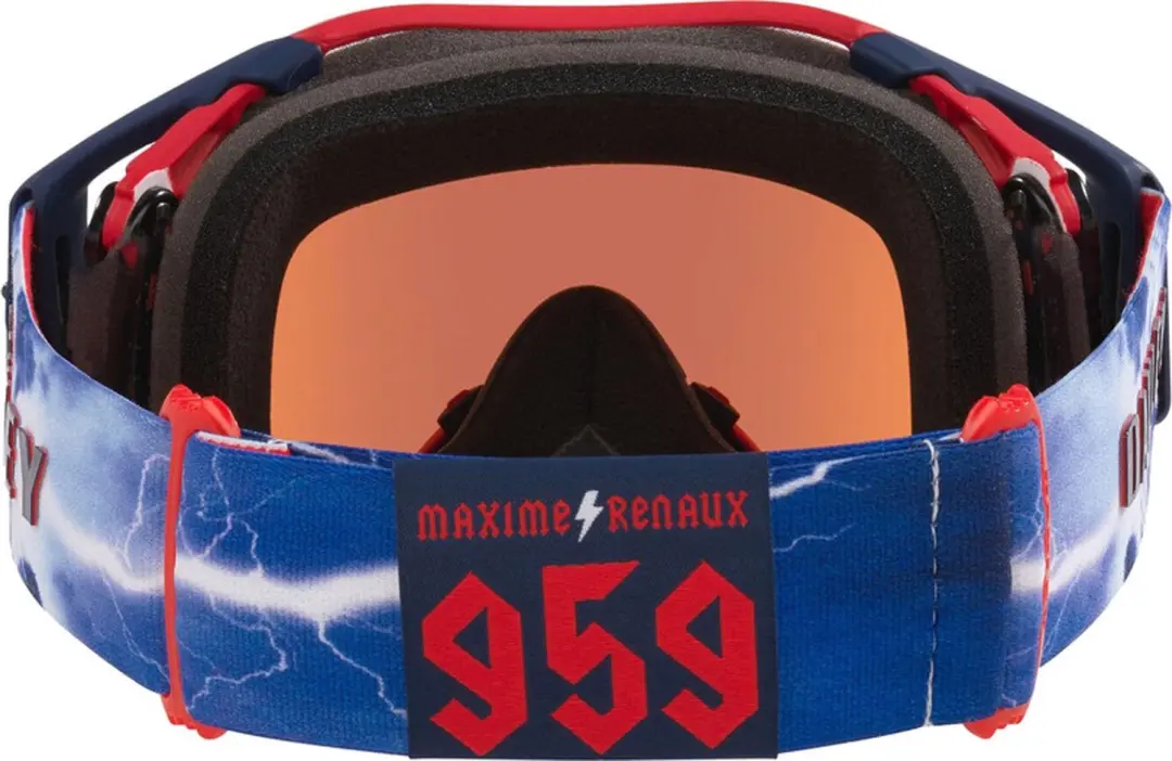 Oakley Airbrake MX Motocrossbril - Maxime Renaux Matte Navy - afbeelding 6 van 6