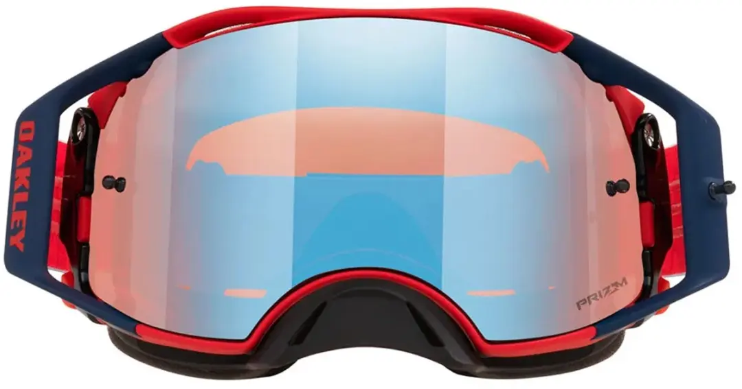 Oakley Airbrake MX Motocrossbril - Maxime Renaux Matte Navy - afbeelding 3 van 6