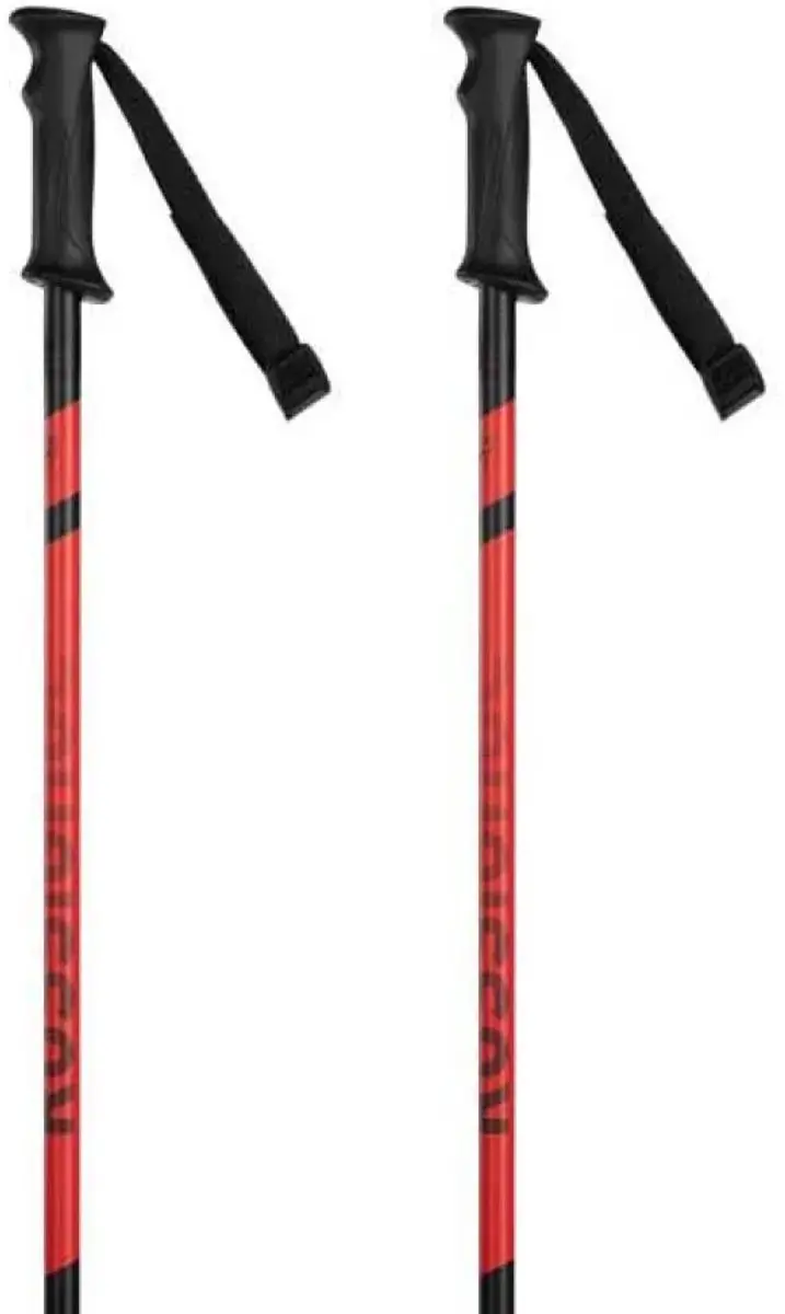 Rossignol Tactic Intense Skistokken 115cm - Zwart/Rood - afbeelding 6 van 6