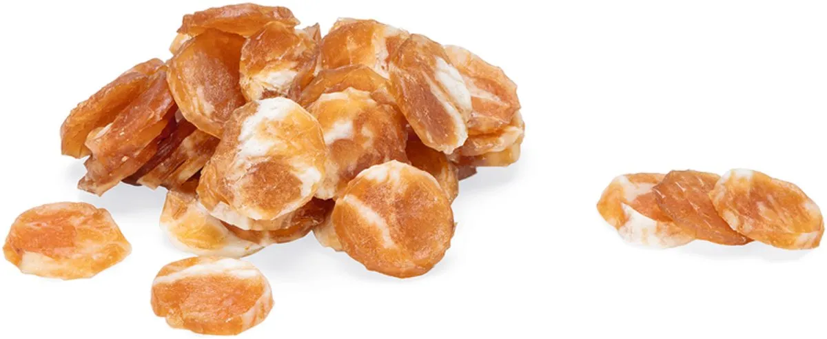 Beeztees Tasty Treats Kip Coins met Vis Mini Hondensnacks 200g