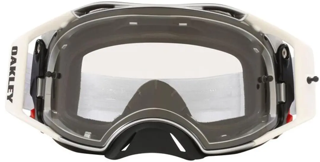 Oakley Airbrake MX Tuff Blocks Crossbril - Wit - afbeelding 6 van 6