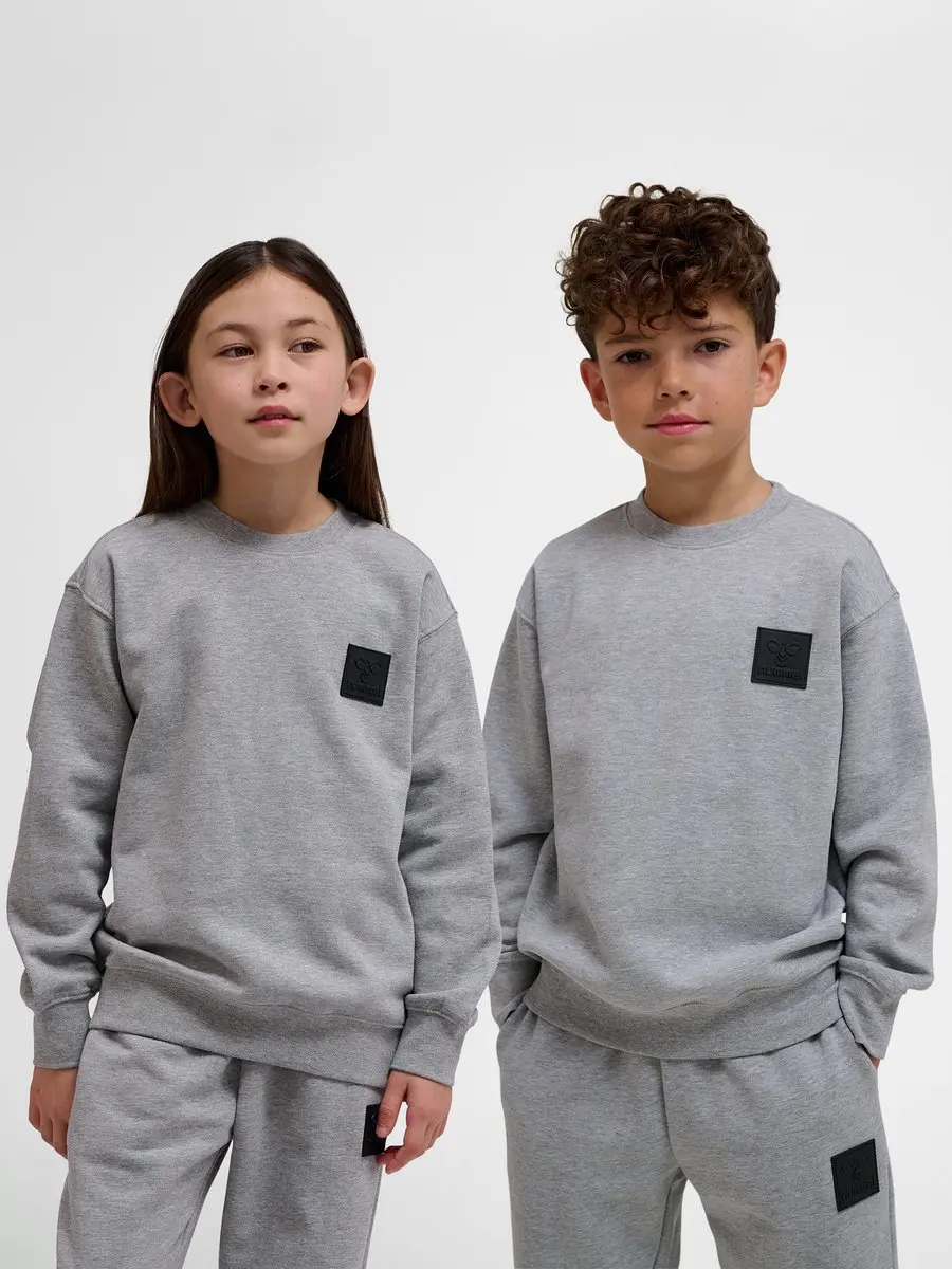 Hummel Hmlclean Sweatshirt 116 - Grijs melange - afbeelding 5 van 6