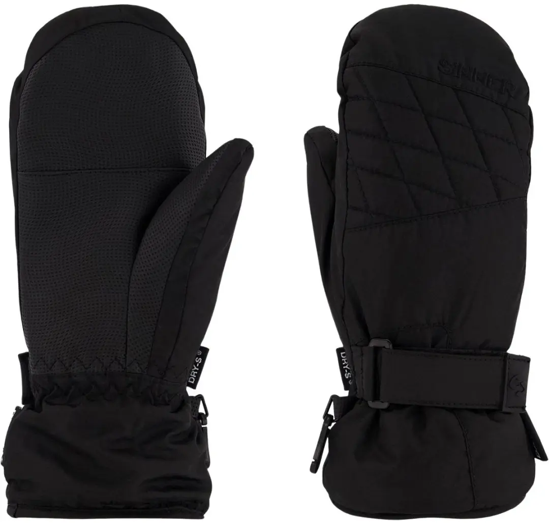 SINNER Wildecat Handschoenen Dames - Zwart Maat 7 - afbeelding 6 van 6