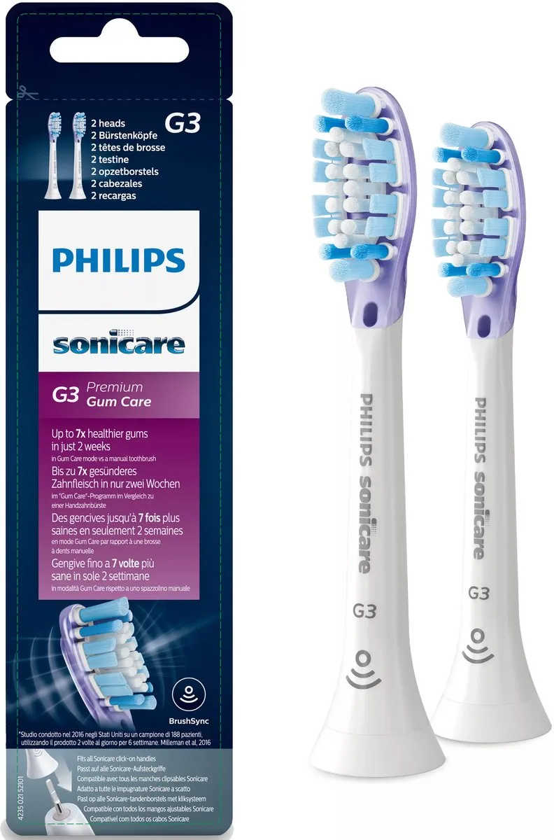 Philips Sonicare HX9052/17 Opzetborstels - 2 Stuks - Zwart
