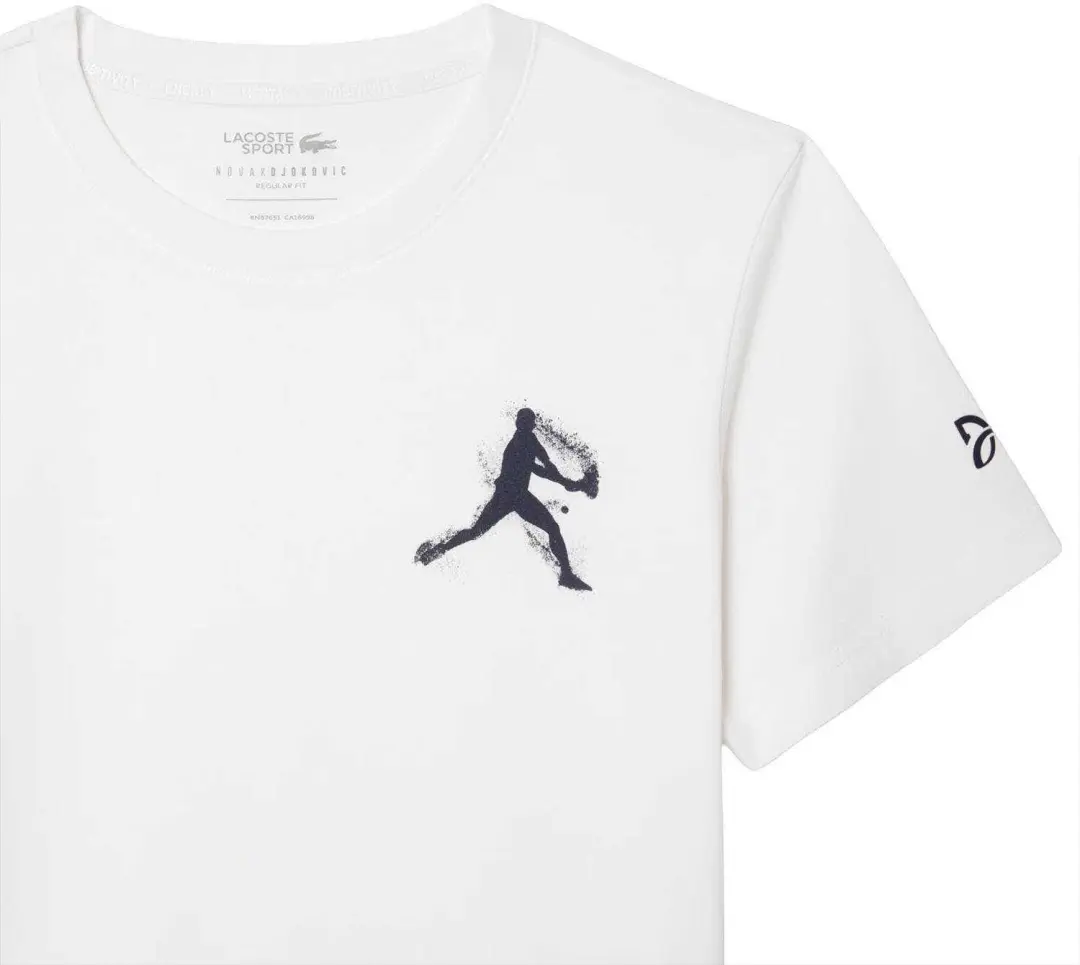 Lacoste Djokovic Fan Pack T-shirt met pet - M - afbeelding 2 van 3