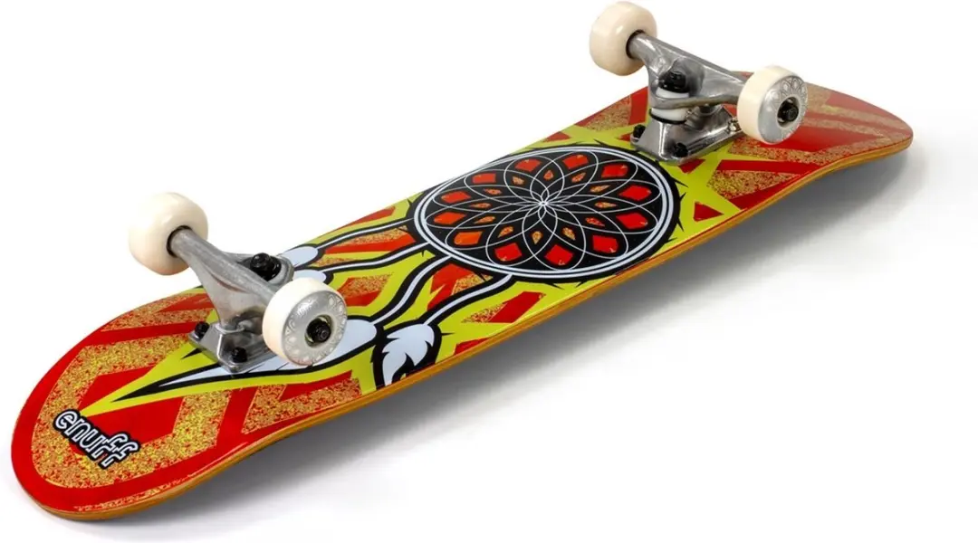 Enuff Dreamcatcher Skateboard Compleet 7.25" - Oranje/Zwart/Gelb - afbeelding 2 van 6