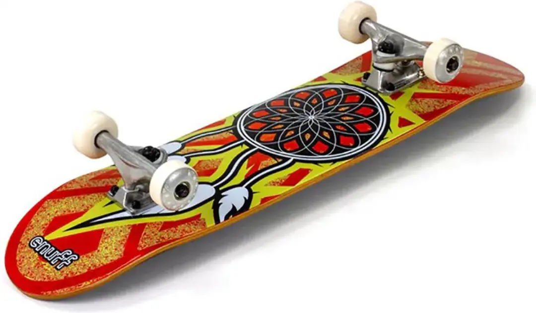 Enuff Dreamcatcher Skateboard Compleet 7.25" - Oranje/Zwart/Gelb - afbeelding 3 van 6