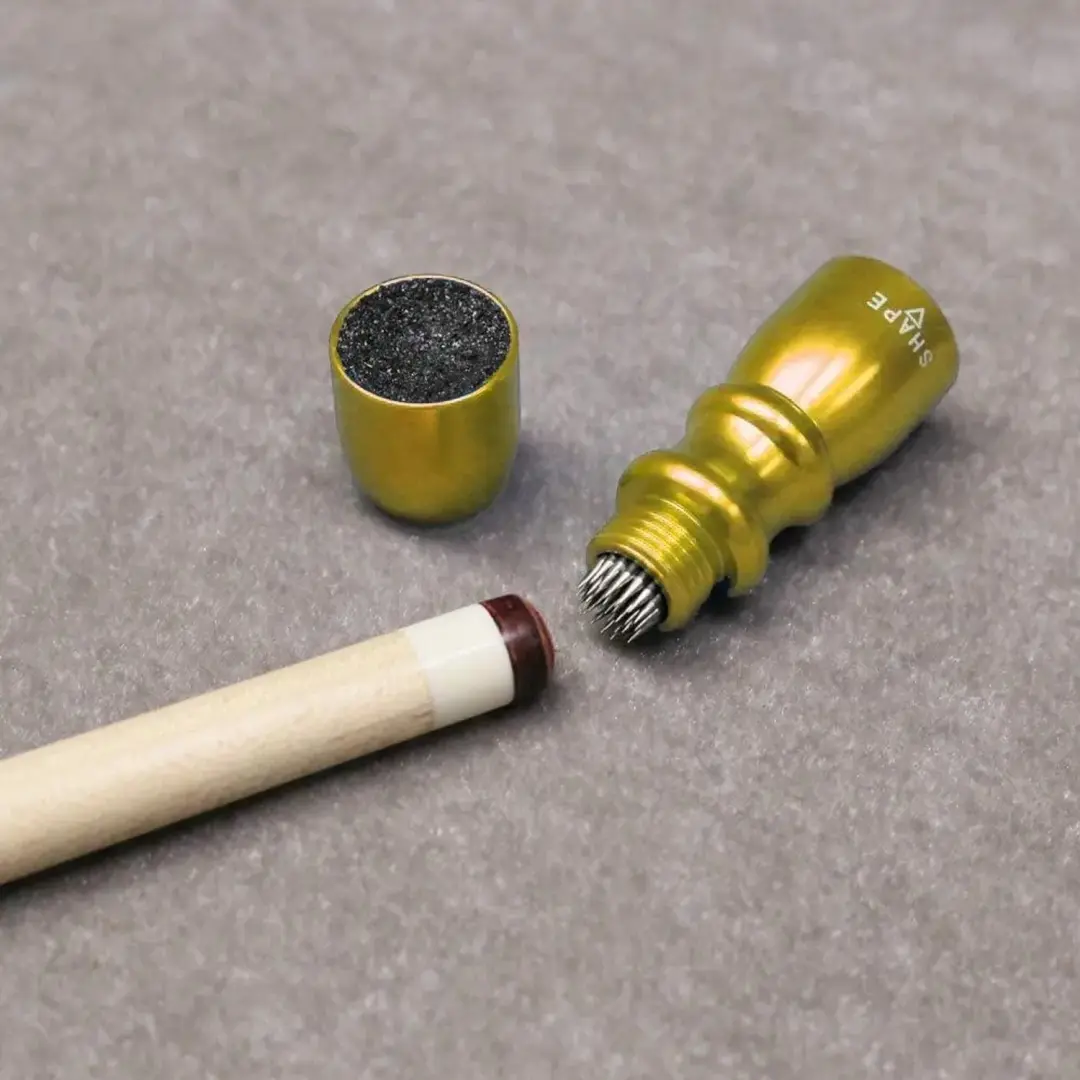 Biljart Keu Tip Tool 3-in-1: Vormen, Gladmaken, Prikken