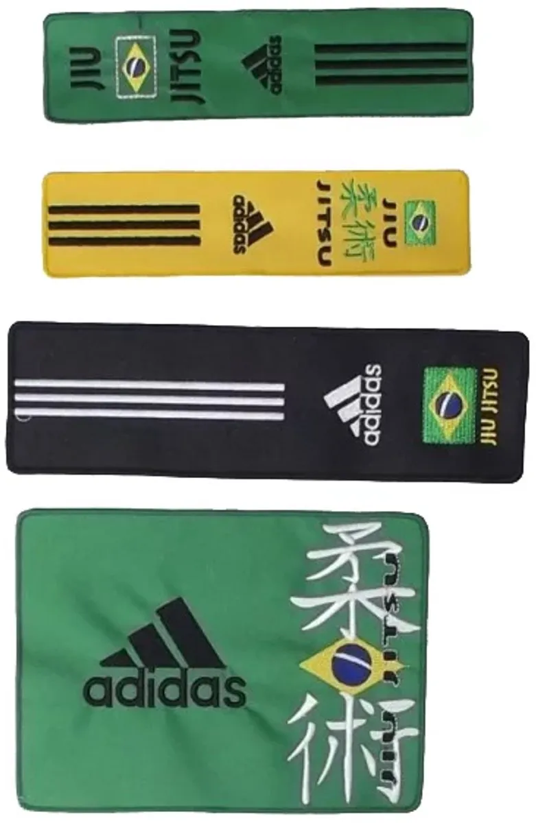 adidas BJJ Badges - Wit