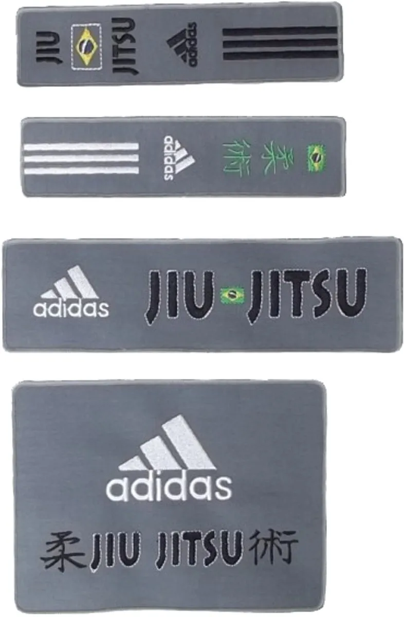 adidas BJJ Badges - Wit