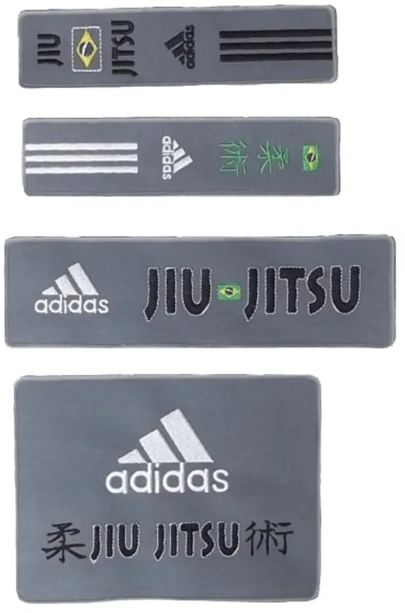 adidas BJJ Badges - Wit