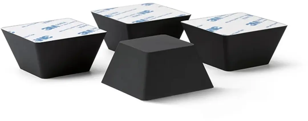Dynavox siliconen elastomeer demper EDS50 set van vier