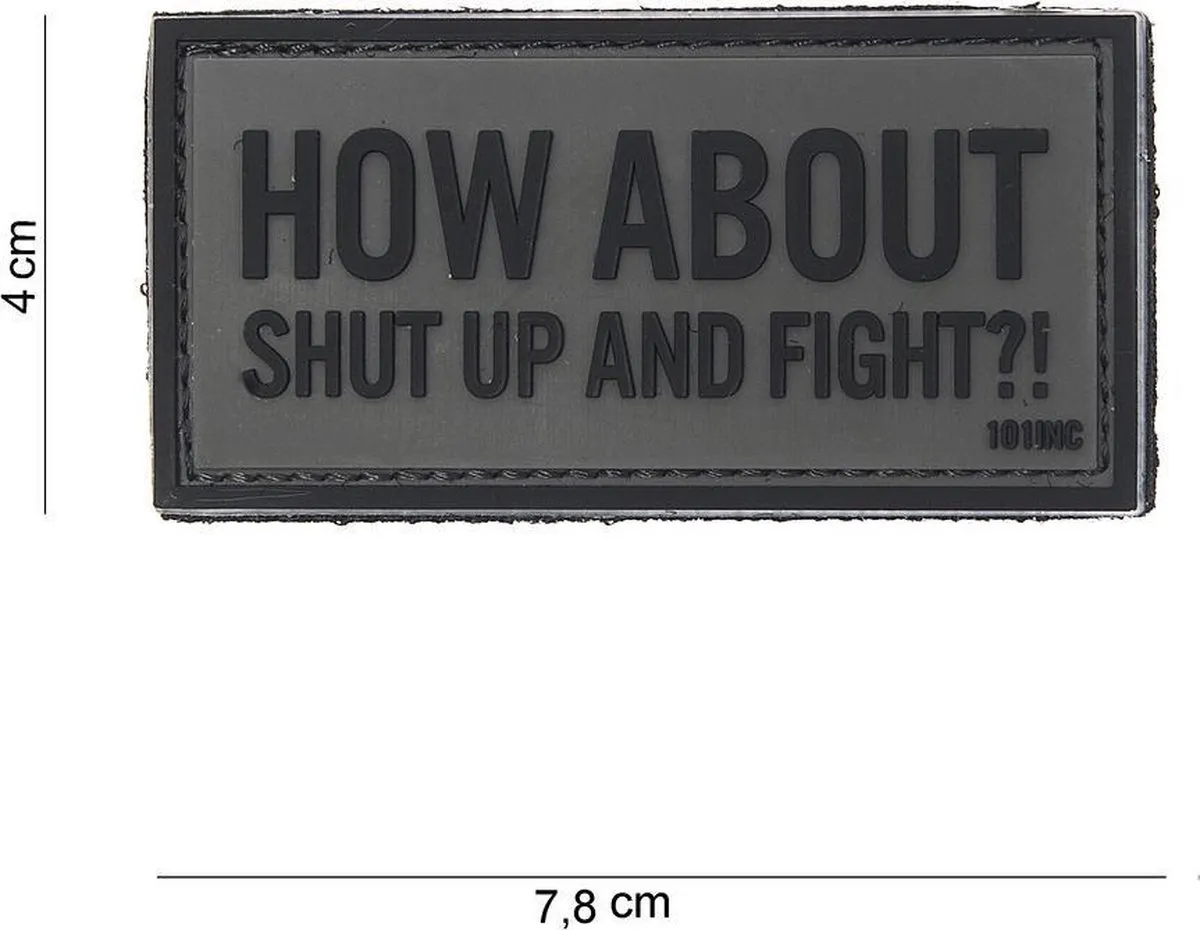 101 inc Embleem 3D PVC How About
