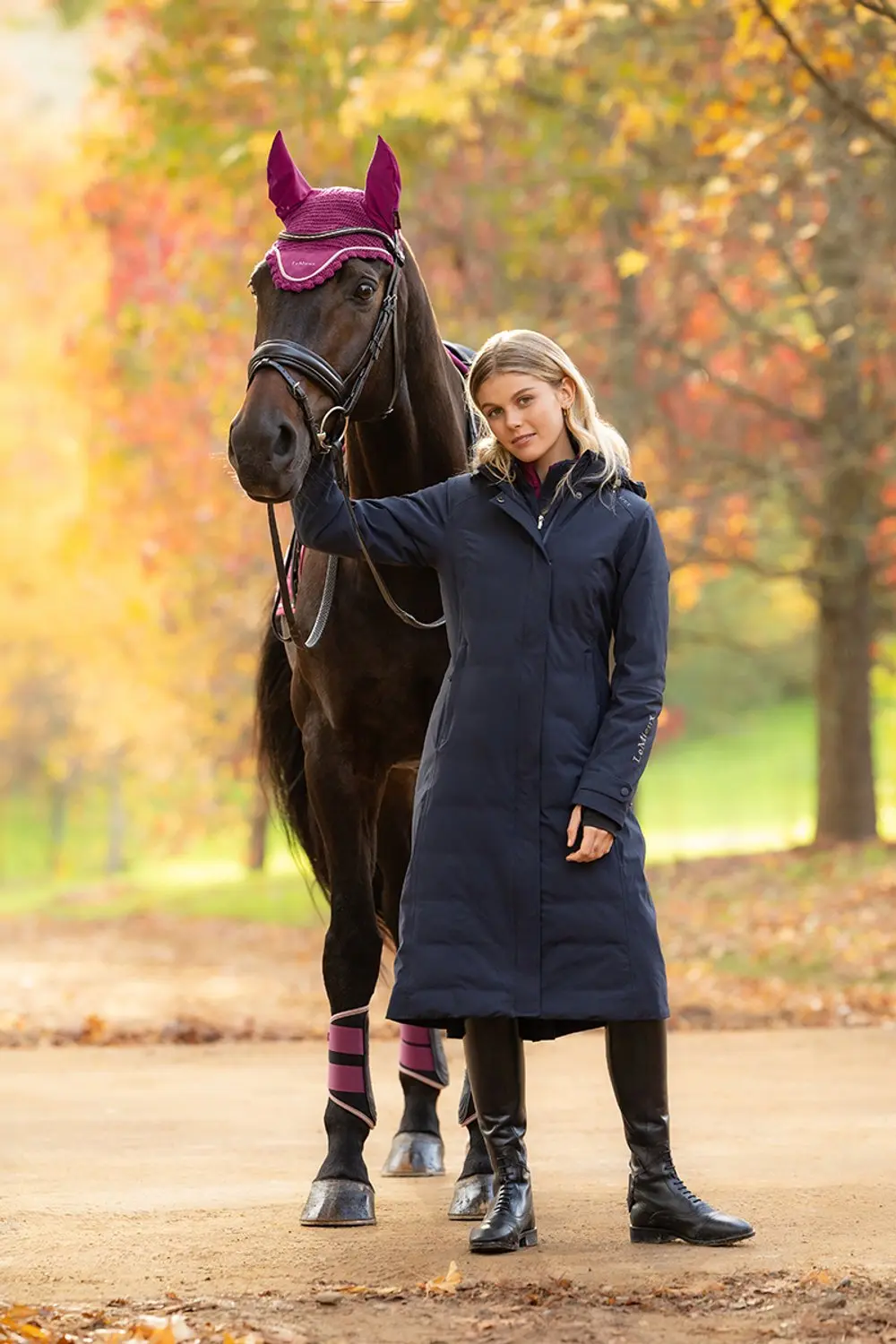 Lemieux Erin Waterproof Paddetjas Donkerblauw 38