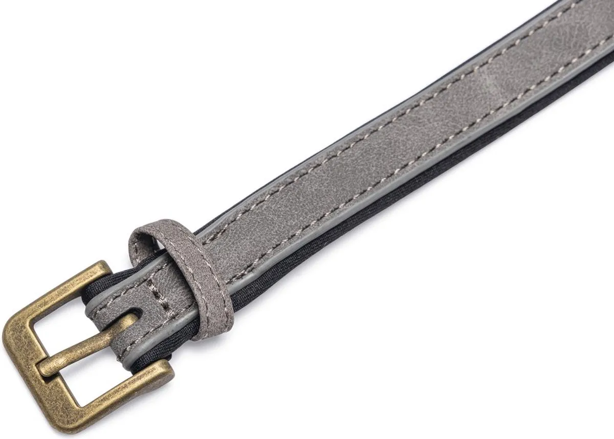 Beeztees Balacron Ax Halsband Hond - Grijs - 29-35cm x 15mm