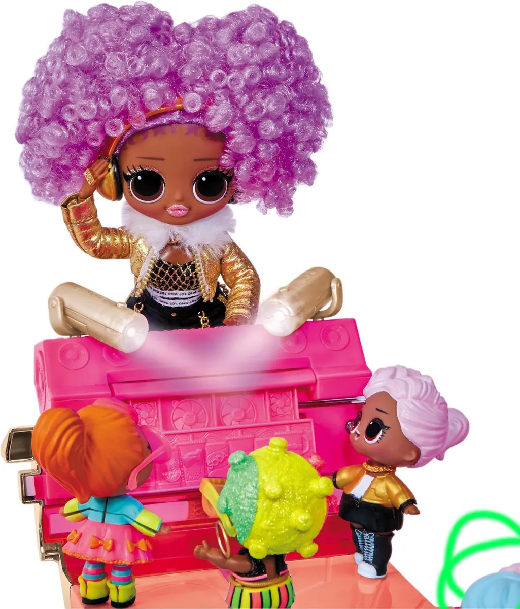 LOL! Surprise! Party Cruiser Poppenauto - Roze/Goud - afbeelding 5 van 6