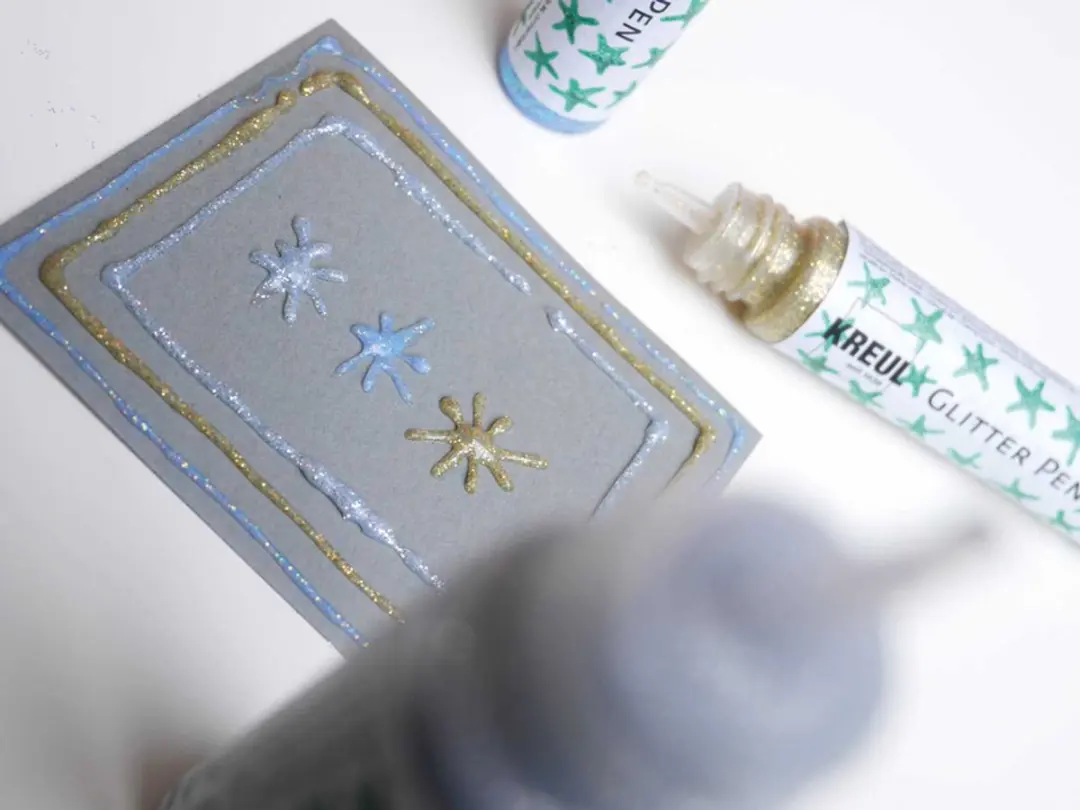Kreul GlitterPen Zilver 29ml