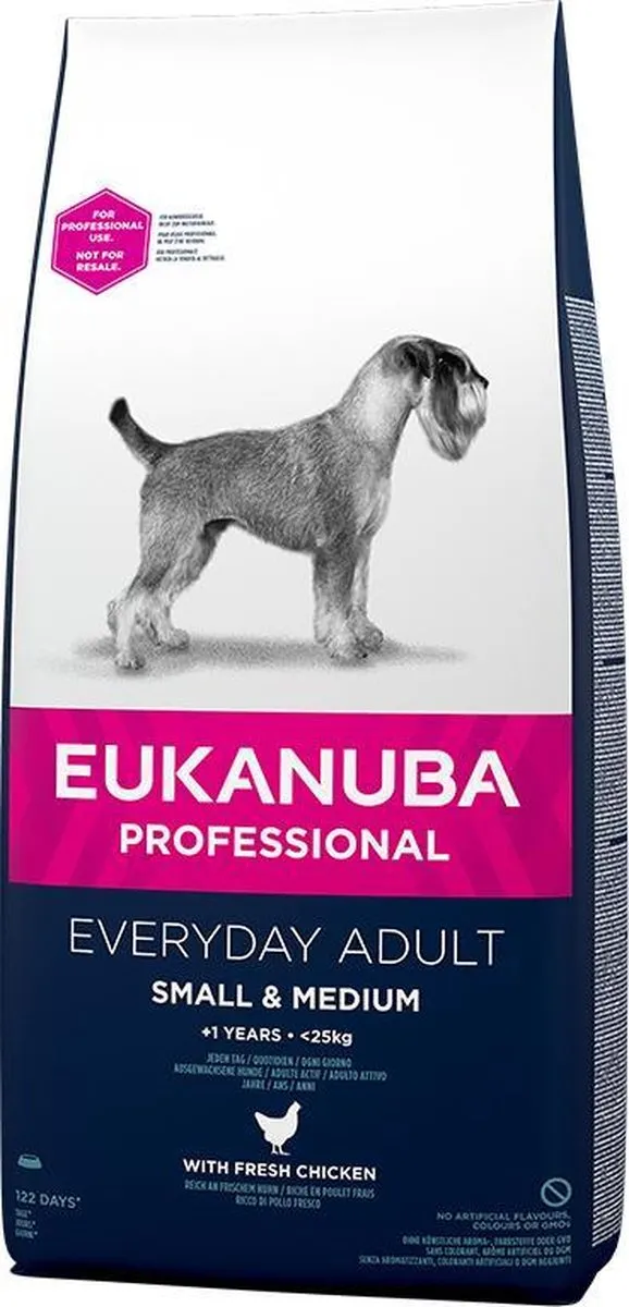 Eukanuba Dog Breeder Adult Small/Medium Kip 16,5kg