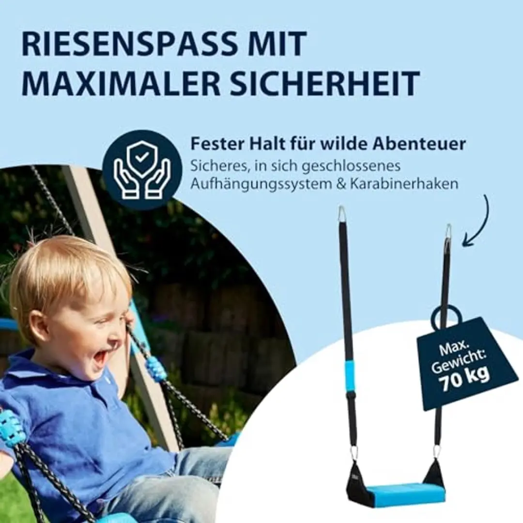 Hudora Schommelstoel Comfort 72180 - Multi kleuren - afbeelding 4 van 6