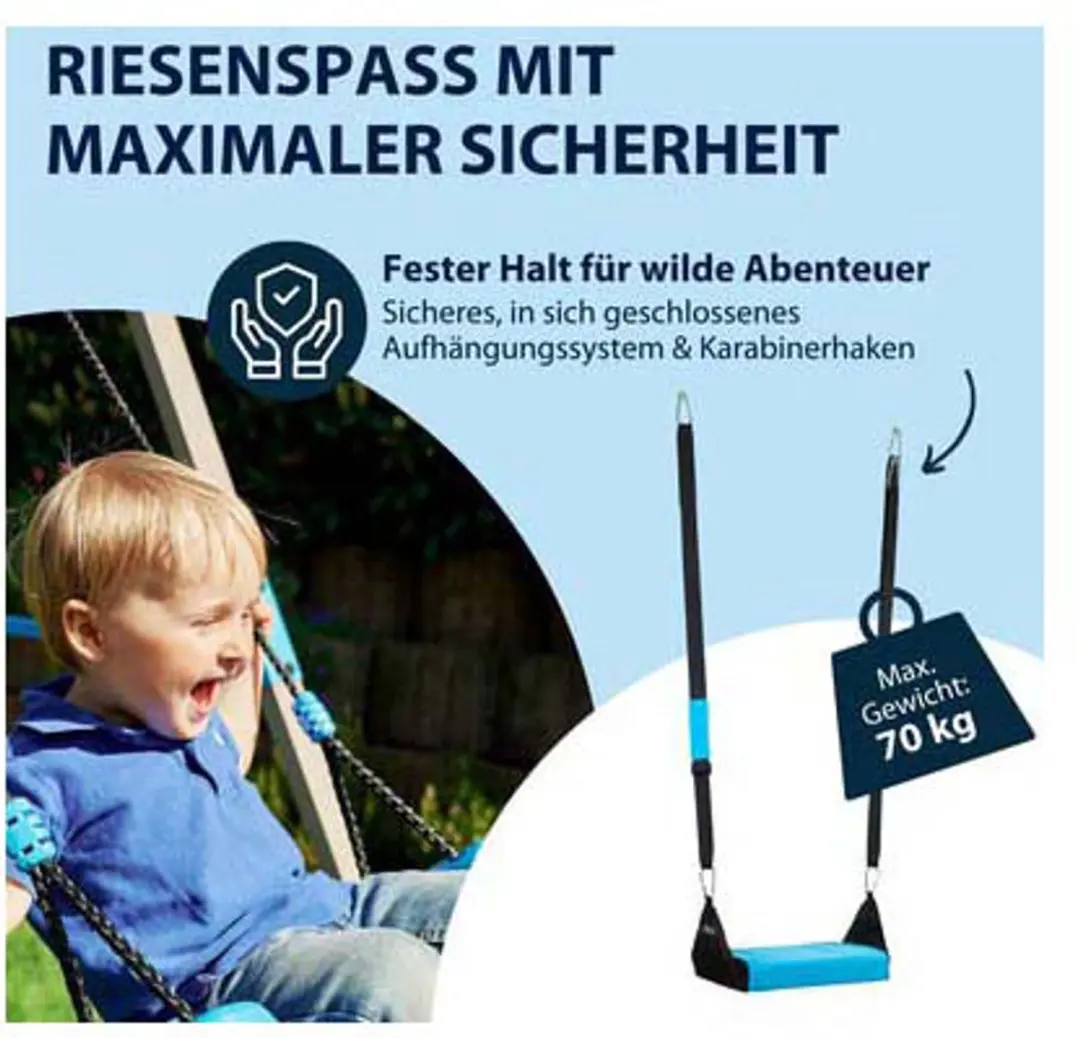 Hudora Schommelstoel Comfort 72180 - Multi kleuren - afbeelding 5 van 6