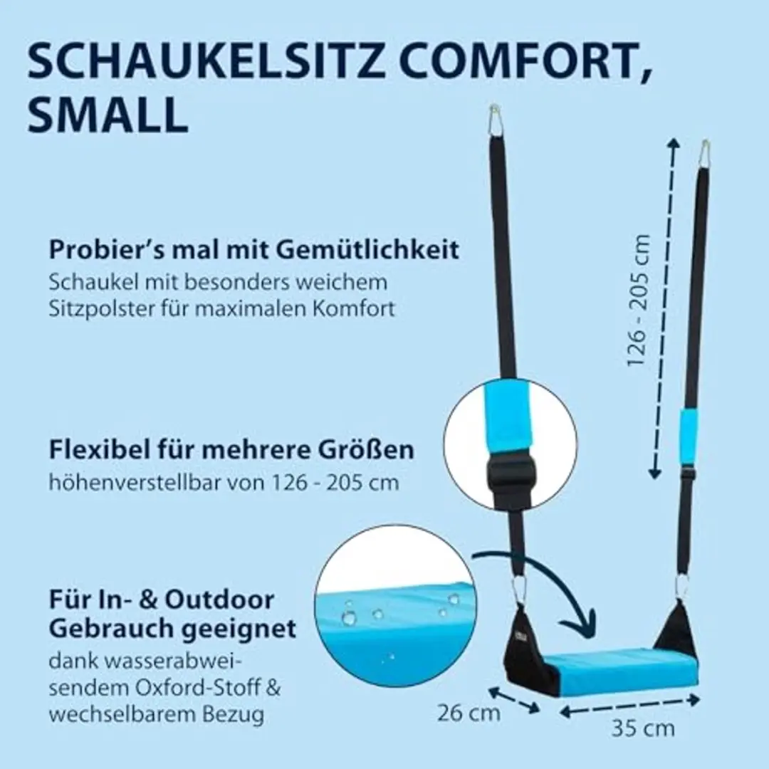 Hudora Schommelstoel Comfort 72180 - Multi kleuren - afbeelding 3 van 6