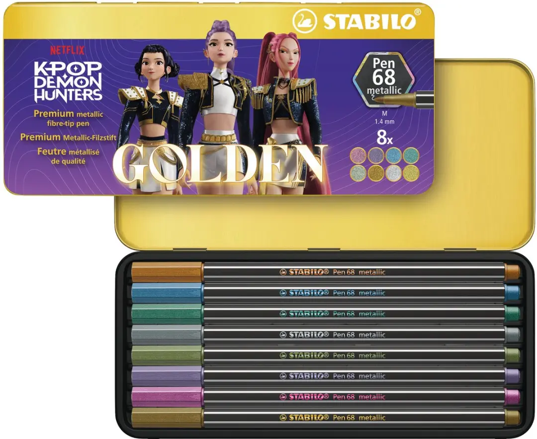 STABILO x KPop Demon Hunters Pen 68 Metallic