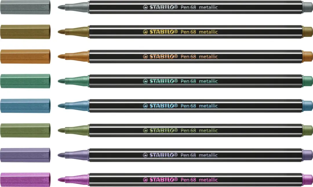 STABILO x KPop Demon Hunters Pen 68 Metallic - 8 Stuks - afbeelding 6 van 6