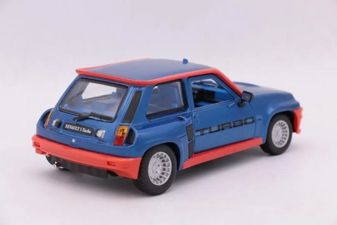 Bburago Renault 5 Turbo 1:24 Modelauto - Blauw - afbeelding 5 van 6