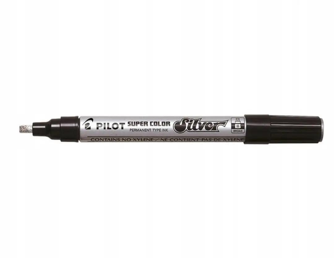 Pilot Marker B SuperColor Zilver SC-S-B - afbeelding 4 van 5