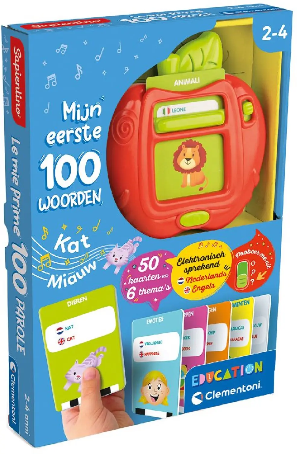 Clementoni Mijn Eerste 100 Woorden Speelgoed - Multikleur - afbeelding 2 van 2
